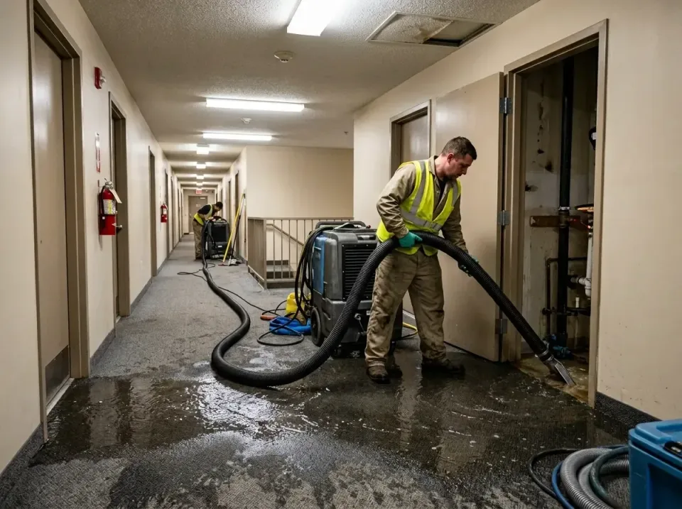 multi-unit-apartment-hallway-f-005 — frequently asked questions, Emergency Burst Pipe Water Extraction & Removal in Sellersb…